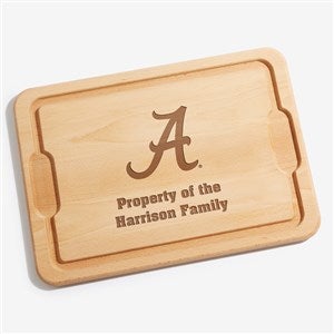 NCAA Alabama Crimson Tide Personalized Maple Cutting Board - 12x17 - 33506