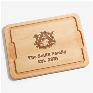 NCAA Auburn Tigers Personalized Maple Cutting Board 12x17 - 33508