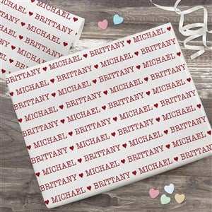 Our Love Personalized Wrapping Paper Roll - 18ft Roll - 33517-L