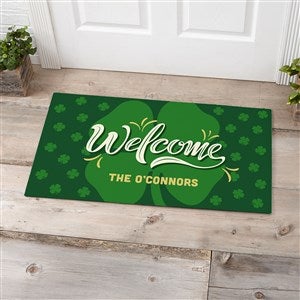 St. Patricks Day Personalized Medium Doormat- 20x35 - 33535-M