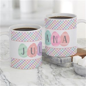 Easter Eggs Personalized Coffee Mug 11 oz.- White - 33553-S