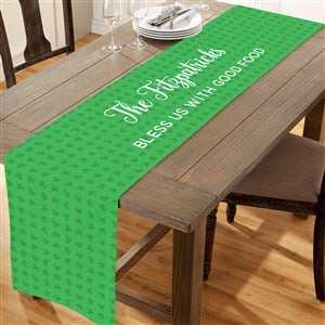 St. Patricks Day Personalized Table Runner - 16x96 - 33560