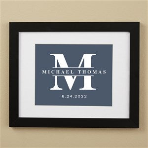 Lavish Last Name Personalized Framed Print - 11x14 - 33576-11x14