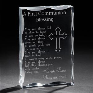 Communion Blessing Engraved Keepsake - 3358