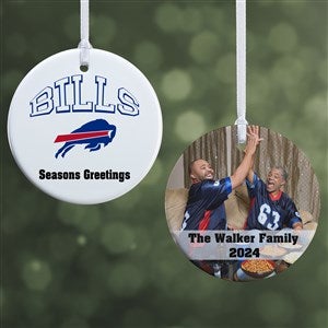 NFL Buffalo Bills Personalized Photo Ornament - 2 Sided Glossy - 33580-2S