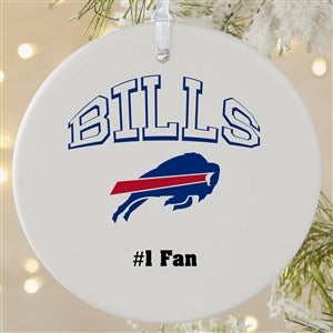NFL Buffalo Bills Personalized Ornament - 1 Sided Matte - 33580-1L