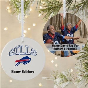 NFL Buffalo Bills Personalized Photo Ornament - 2 Sided Matte - 33580-2L