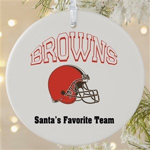 NFL Cleveland Browns Personalized Ornament - 1 Sided Matte - 33584-1L