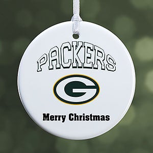 NFL Green Bay Packers Personalized Ornament - 1 Sided Glossy - 33588-1S