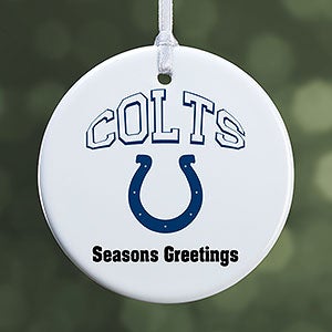NFL Indianapolis Colts Personalized Ornament - 1 Sided Glossy - 33590-1S