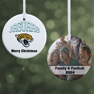 NFL Jacksonville Jaguars Personalized Photo Ornament - 2 Sided Glossy - 33591-2S