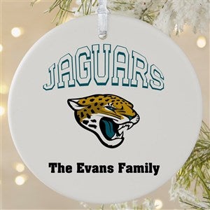 NFL Jacksonville Jaguars Personalized Ornament - 1 Sided Matte - 33591-1L