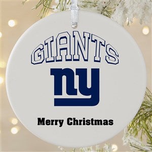 NFL New York Giants Personalized Ornament - 1 Sided Matte - 33599-1L