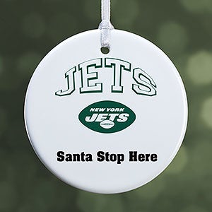 NFL New York Jets Personalized Ornament - 1 Sided Glossy - 33600-1S