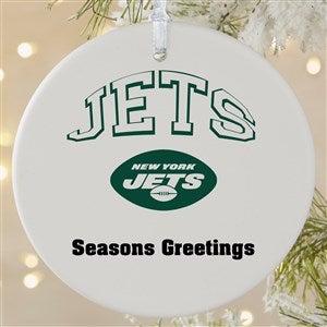 NFL New York Jets Personalized Ornament - 1 Sided Matte - 33600-1L
