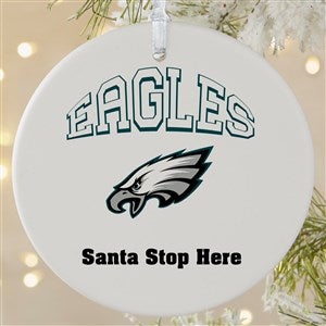 NFL Philadelphia Eagles Personalized Ornament - 1 Sided Matte - 33602-1L