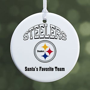 NFL Pittsburgh Steelers Personalized Ornament - 1 Sided Glossy - 33603-1S