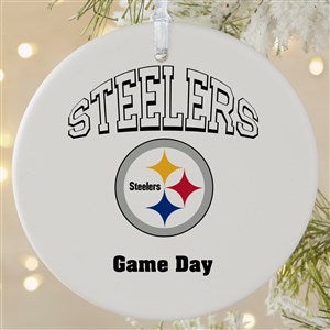 NFL Pittsburgh Steelers Personalized Ornament - 1 Sided Matte - 33603-1L