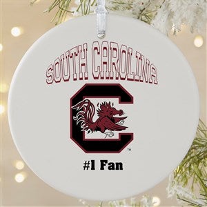 NCAA South Carolina Gamecocks Personalized Ornament - 1 Sided Matte - 33612-1L