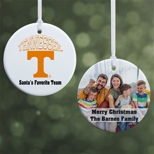NCAA Tennessee Volunteers Personalized Photo Ornament - 2 Sided Glossy - 33616-2S