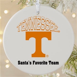 NCAA Tennessee Volunteers Personalized Photo Ornament - 1 Sided Matte - 33616-1L