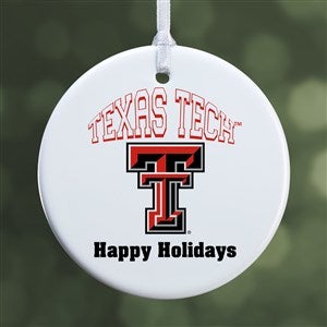 NCAA Texas Tech Red Raiders Personalized Ornament - 1 Sided Glossy - 33617-1S