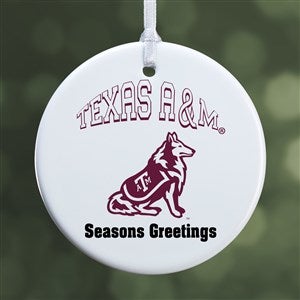 NCAA Texas A&M Aggies Personalized Ornament - 1 Sided Glossy - 33618-1S