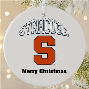 NCAA Syracuse Orange Personalized Ornament - 1 Sided Matte - 33620-1L