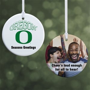 NCAA Oregon Ducks Personalized Photo Ornament-2.85 Glossy - 2 Sided - 33621-2S