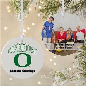NCAA Oregon Ducks Personalized Photo Ornament  - 2 Sided Matte - 33621-2L