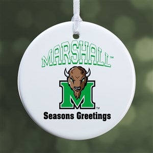 NCAA Marshall Thundering Herd Personalized Ornament - 1 Sided Glossy - 33622-1S
