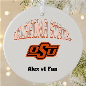 NCAA Oklahoma State Cowboys Personalized Ornament - 1 Sided Matte - 33624-1L