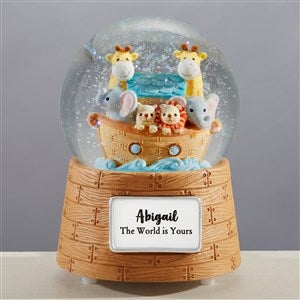 Noahs Ark Personalized Baby Snow Globe - 33625