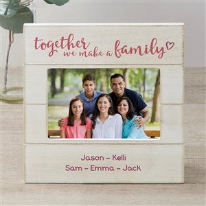 Friends Are The Family We Choose Personalized Shiplap Frame - 4x6  Horizontal - Yahoo Shopping