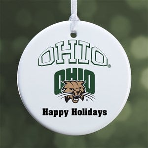 NCAA Ohio Bobcats Personalized Ornament - 1 Sided Glossy - 33630-1S