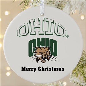 NCAA Ohio Bobcats Personalized Ornament - 1 Sided Matte - 33630-1L