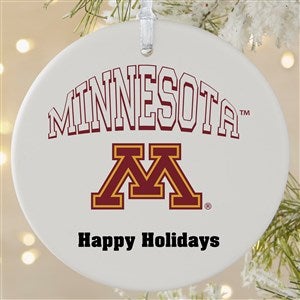 NCAA Minnesota Golden Gophers Personalized Ornament - 1 Sided Matte - 33639-1L