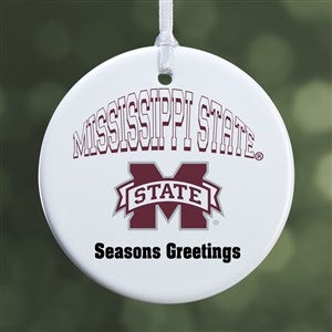 NCAA Mississippi State Bulldogs Personalized Ornament - 1 Sided Glossy - 33642-1S