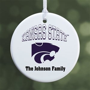 NCAA Kansas State Wildcats Personalized Ornament - 1 Sided Glossy - 33645-1S