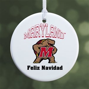 NCAA Maryland Terrapins Personalized Ornament - 1 Sided Glossy - 33646-1S