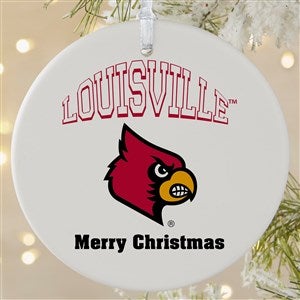 NCAA Louisville Cardinals Personalized Ornament - 1 Sided Matte - 33648-1L