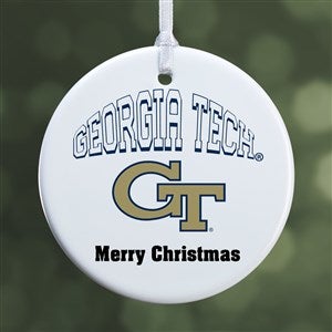 NCAA Georgia Tech Yellow Jackets Personalized Ornament - 1 Sided Glossy - 33651-1S