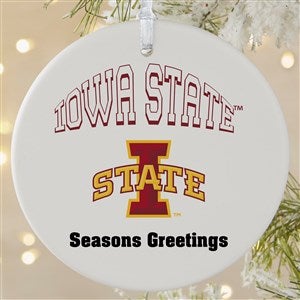 NCAA Iowa State Cyclones Personalized Ornament - 1 Sided Matte - 33653-1L