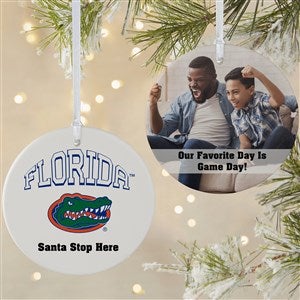 NCAA Florida Gators Personalized Photo Ornament  - 2 Sided Matte - 33656-2L