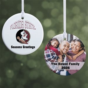 NCAA Florida State Seminoles Personalized Photo Ornament-2.85 Glossy - 2 Sided - 33657-2S