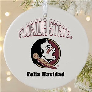NCAA Florida State Seminoles Personalized Ornament - 1 Sided Matte - 33657-1L