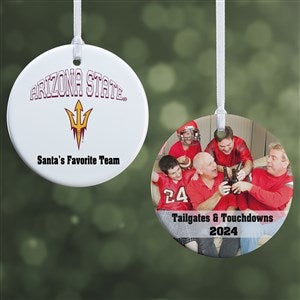 NCAA Arizona State Sun Devils Personalized Photo Ornament-2.85 Glossy - 2 Sided - 33661-2S