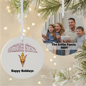 NCAA Arizona State Sun Devils Personalized Photo Ornament - 2 Sided Matte - 33661-2L