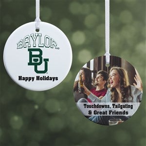 NCAA Baylor Bears Personalized Photo Ornament - 2 Sided Glossy - 33664-2S