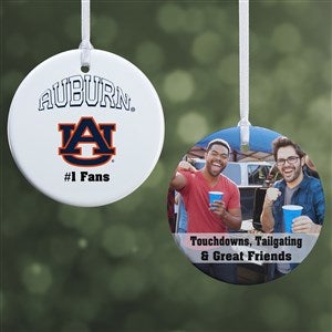 NCAA Auburn Tigers Personalized Photo Ornament - 2 Sided Glossy - 33665-2S